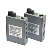 Convertisseur de média fibre optique Netlink HTB-3100 OEM 10/100M BIDI A/B Fibre optique Gigabit Ethernet 10km 20km PoE 4G 3G GSM SDK Réseaux