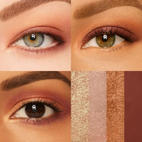 Palette de fards à paupières personnalisée avec logo, maquillage des yeux illuminant, pigmenté crémeux, finitions mates et scintillantes mélangeables