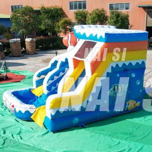 Tobogán acuático inflable de Nemo, <span class=keywords><strong>castillo</strong></span> inflable de pez payaso con piscina, tobogán inflable para piscina para niños, diversión para fiestas, juegos y juguetes. - Product Image 3