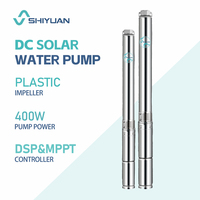 Pompe à eau submersible pour puits profond SHIYUAN avec contrôleur MPPT pour panneaux solaires et irrigation agricole