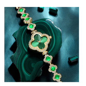 Reloj de pulsera de cuarzo con diamantes de lujo para hombre, estilo hip hop, con números arábigos DFS12 - Product Image 5