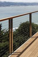 Système de balustrade en câble d'acier inoxydable moderne pour escalier, balcon et terrasse