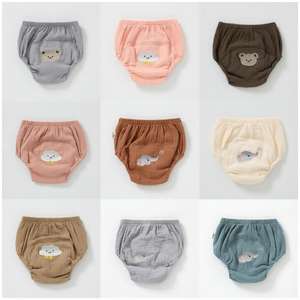 Animal <span class=keywords><strong>Blumer</strong></span> 1-3Year-Old Baby Training Customized Baby Diaper Cloth Magnifiquement Potty Training Underwear - Product Image 5
