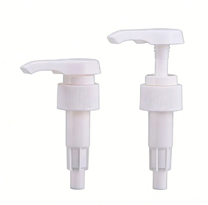 Bomba dosificadora de plástico blanca 28/410, de presión suave, a prueba de fugas, con cabezal de rosca para loción de manos, champú, ducha, botella de plástico para cosméticos. - Product Image 1