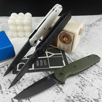 Couteau de poche HUAAO 4300 en acier D2 pour le camping, la chasse et l'EDC, haute dureté, pliable, manche en fibre G10, OEM