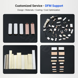 ChenDe C-100 AGCDO/CU銀錫酸化物バイメタル接点 PCB実装リレースイッチ電気合金 - Product Image 2