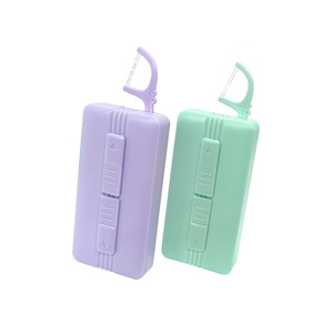 Cure-dents à double rangée, fil dentaire jetable, pack familial pour soins bucco-dentaires, boîte individuelle de fil dentaire. - Product Image 3