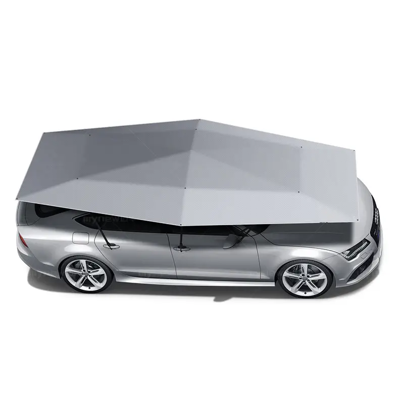 Popüler 4.2M araba otomatik şemsiye su geçirmez UV geçirmez çadır çatı üst araba