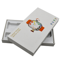 Boîtes rigides en carton personnalisées pour câbles de données de téléphone portable, emballages cadeaux cosmétiques avec logo personnalisé et design haut de gamme