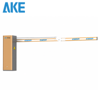 Barrière de portail automatique AKE Gold Fence Boom Gate avec moteur DC sans balais pour contrôle d'accès des véhicules et système de gestion de parking haute sécurité