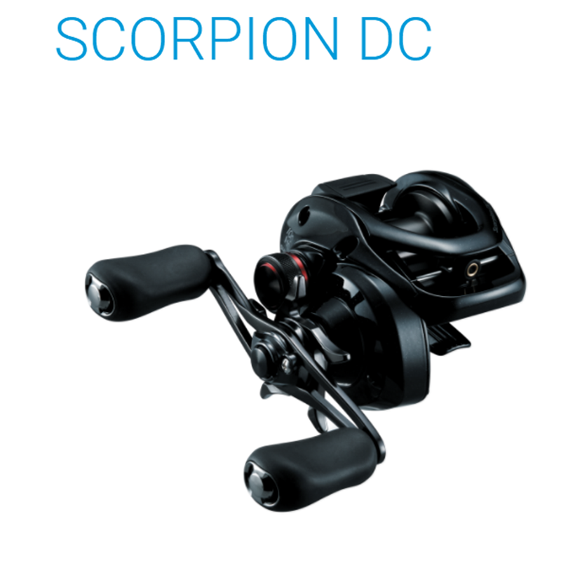 Shimano Scorpion DC 100 Baitcasting Reel - 8BB, 6.3:1 Gear Ratio