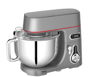 Batteur sur socle planétaire robuste 7L 1800W, tête inclinable, en aluminium moulé sous pression, 6 vitesses, multifonctionnel, mélangeur de <span class=keywords><strong>cuisine</strong></span> OEM - Product Image 3