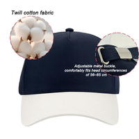 Casquette Snapback à deux tons avec logo personnalisé, broderie 3D, structure prête à l'emploi, haute densité, pour le sport et les activités athlétiques