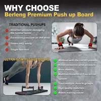 Wellshow sport Pliable Portable Push Up Bar Gym Formation Réglable Push Up Board Push Up Board Système