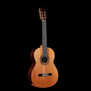 Alta qualidade personalizado Espanha integrado alça conectar erguido feito à mão 40 39 38 37 36 polegadas Canadá Cedro Indiano jacarandá guitarra