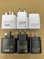 Cargador de carga súper rápida de 25W USB C PD25W, enchufe de la UE, EE. UU., Reino Unido, adaptador de corriente de 25W para Samsung S22 S21, cargador de carga tipo C PD