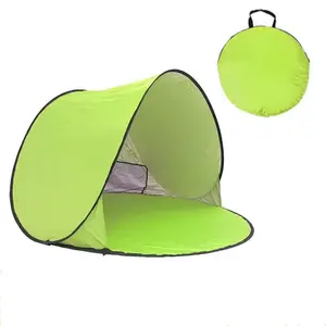 Tente de plage d'été facile à monter, abri solaire anti-UV, tente de plage pour bébé, portable et instantanée, tentes de camping en plein air