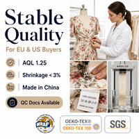 Robe midi florale en viscose, imprimé personnalisé, tailles EU/US XS-3XL, échantillon rapide en 7 jours, qualité AQL 1.25, support du pack technique