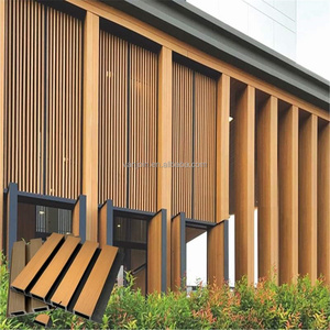 Revestimiento de Paneles de Pared WPC para Exteriores, Resistente al Agua y a los Rayos UV, Tablero Compuesto de Madera y Plástico para <span class=keywords><strong>Fachadas</strong></span> de Edificios y Villas - Product Image 5