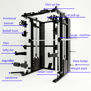 Sistema de Entrenamiento Multifuncional para el Hogar 2026: Torre de Potencia Comercial HY-0 para Gimnasio Completo y Dominadas - Product Image 4