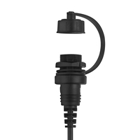 Bochara USB Mini 5-Pin Stecker auf Buchse Armaturenbrett Einbau-Verlängerungskabel für Auto LKW Boot Motorrad 30cm