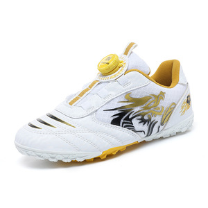 Chaussures de football pour enfants, tige en mesh, semelle extérieure en caoutchouc, boucle rotative, crampons, entraînement pour garçons et filles, semelle intermédiaire en EVA pour l'été - Product Image 5