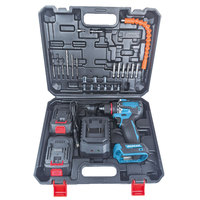 Nouveau Kit Perceuse à Percussion sans Fil 21V Portable, Visseuse Électrique Multifonction sans Balais avec Batteries Rechargeables