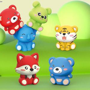 Animal <span class=keywords><strong>3D</strong></span> rompecabezas juegos de mesa 2 en 1 DIY apilamiento Color a juego casa <span class=keywords><strong>ajedrez</strong></span> rompecabezas juego de mesa a juego - Product Image 3