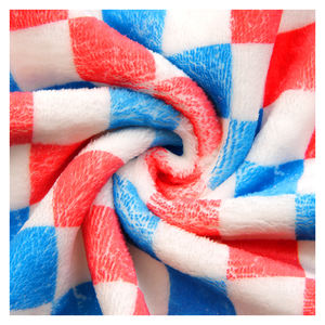 Usine en gros nouveau style nappé tissu flanelle tissu flanelle sherpa, 100% polyester minky tissu - Product Image 1