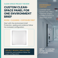 Panneau LED 40W personnalisé pour salle blanche, idéal pour les projets en environnements spécifiques, référence 600x600