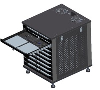 Châssis interne à dissipation thermique personnalisée, armoire de stockage centralisée pour décodeurs, installée à l'intérieur de l'armoire réseau principale