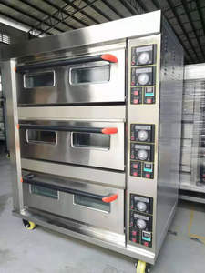 <span class=keywords><strong>Four</strong></span> <span class=keywords><strong>à</strong></span> pâtisserie commercial en acier inoxydable 324L 0-400 ° C pour <span class=keywords><strong>Pizza</strong></span>, Pain, Biscuits - Product Image 2