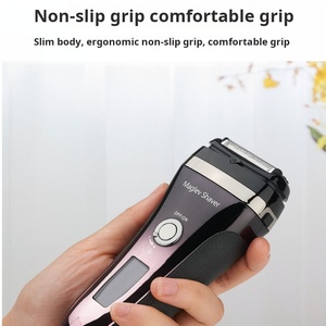 Portable Mini Électrique Rechargeable Visage <span class=keywords><strong>Rasoir</strong></span> <span class=keywords><strong>Haut</strong></span> <span class=keywords><strong>De</strong></span> <span class=keywords><strong>Gamme</strong></span> 13500 RPM Moteur À Lévitation Magnétique Étanche En Aluminium Batterie <span class=keywords><strong>Rasoir</strong></span> - Product Image 4