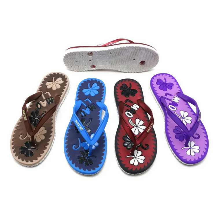 הודי קיץ פרח רגל ללבוש סנדלי בתפזורת עבור אישה נעל