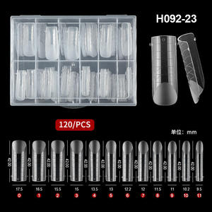 300 Pièces par Sac – <span class=keywords><strong>Faux</strong></span> <span class=keywords><strong>Ongles</strong></span> DIY, Moules à <span class=keywords><strong>Ongles</strong></span> Artificiels en Polygel avec Motif Ciel Étoilé et Longueur de 5,0 cm pour Manucure - Product Image 2