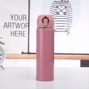 500ml Custom Logo Flip Lid Stainless Steel Vacuum <b>Insulated</b> Travel Tumbler <b>Mug</b> - Product Image 4