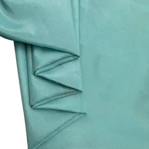 Tela de gasa crepé de musgo de moda transpirable 100% tela suave tejida de malla de poliéster en stock