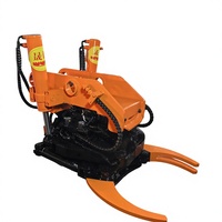 Aksesoris Excavator SLN Hydraulic Tilt Rotator 5-6 Ton, Cocok untuk Rotasi 360 Derajat, Kemiringan 45 Derajat, Alat Bantu Penggenggam Konstruksi