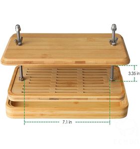 Presse <span class=keywords><strong>à</strong></span> <span class=keywords><strong>Tofu</strong></span> en bambou Offre Spéciale avec passoire <span class=keywords><strong>à</strong></span> <span class=keywords><strong>Tofu</strong></span> et bac d'égouttage - Product Image 4