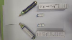 Duozi fabrika 33G Co2 gaz kartuşları anti-kırışıklık dondurulmuş cilt beyazlatma ampul Serum cilt soğutma için cryo kaldırma dondurulmuş silah - Product Image 4