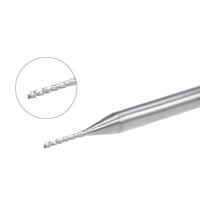 Fraise à gravure en carbure non revêtue RUIMENG 0,8 mm à 10 cannelures, pour routeur CNC, machine à PCB, queue de 1/8 po, bord de coupe de 0,22 po