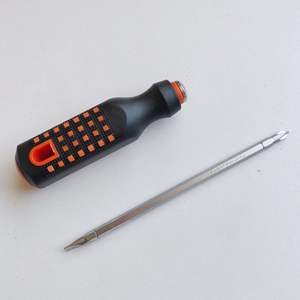 Destornillador de doble propósito, 6x100mm, acero al cromo vanadio, Phillips, cabeza plana, magnético, para reparación de electrodomésticos - Product Image 3