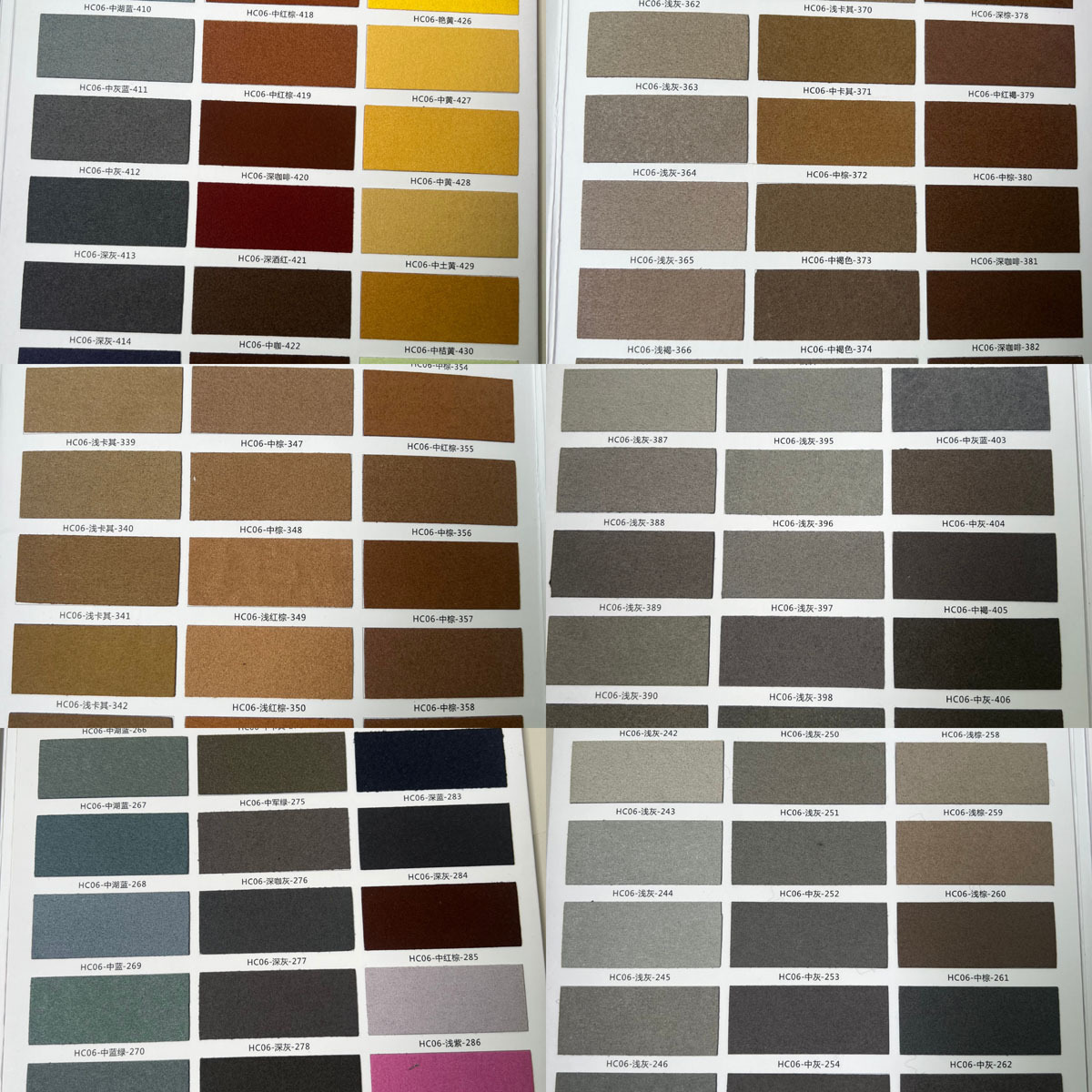 carte de couleurs