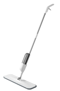Serpillère pulvérisatrice à poignée plate légère, avec tampons en microfibre et acier inoxydable, réutilisable, écologique, à 360 degrés, à taux de déshydratation élevé - Product Image 5