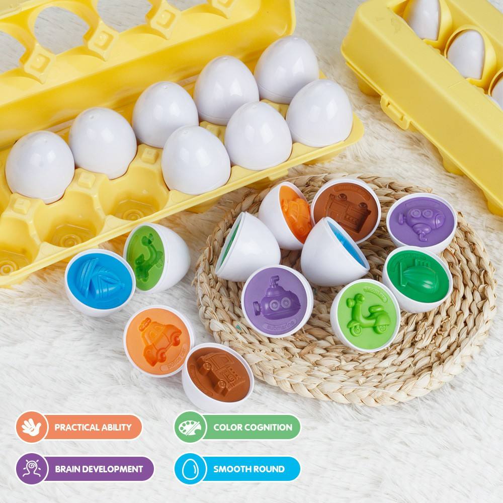 12pcs eggs(transportation)-Random outer packaging