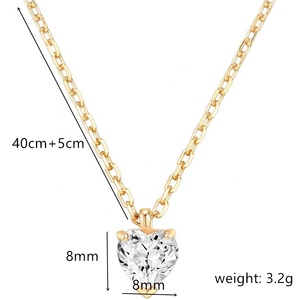 Collier ras <span class=keywords><strong>de</strong></span> <span class=keywords><strong>cou</strong></span> en zircon géométrique simple et brillant, nouvelle arrivée 2022, prix <span class=keywords><strong>de</strong></span> gros d'usine <span class=keywords><strong>de</strong></span> bijoux - Product Image 6