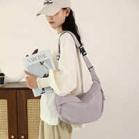 Nouveau sac banane Lulu personnalisé à la mode sac banane en nylon imperméable à l'eau sac à bandoulière pour femmes filles mignon ceinture Style sac à main de messager