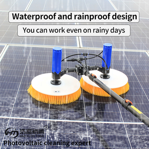 Hfyt bảng điều khiển năng lượng mặt trời làm sạch máy giặt tự động bàn chải đôi Đầu robot Pin CE chứng nhận chải động cơ Kính thiên văn Rod - Product Image 2