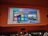 Monitor de Pantalla LCD IPS Android de 21.5 Pulgadas, Plegable, con USB y RGB, Voltaje DC18-36V, para Entretenimiento en Autobuses y Camionetas