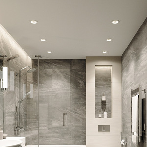 Haute luminosité LED encastré plafonnier mince panneau en aluminium projecteur de <span class=keywords><strong>douche</strong></span> <span class=keywords><strong>IP65</strong></span> étanche antirouille led Downlights - Product Image 5